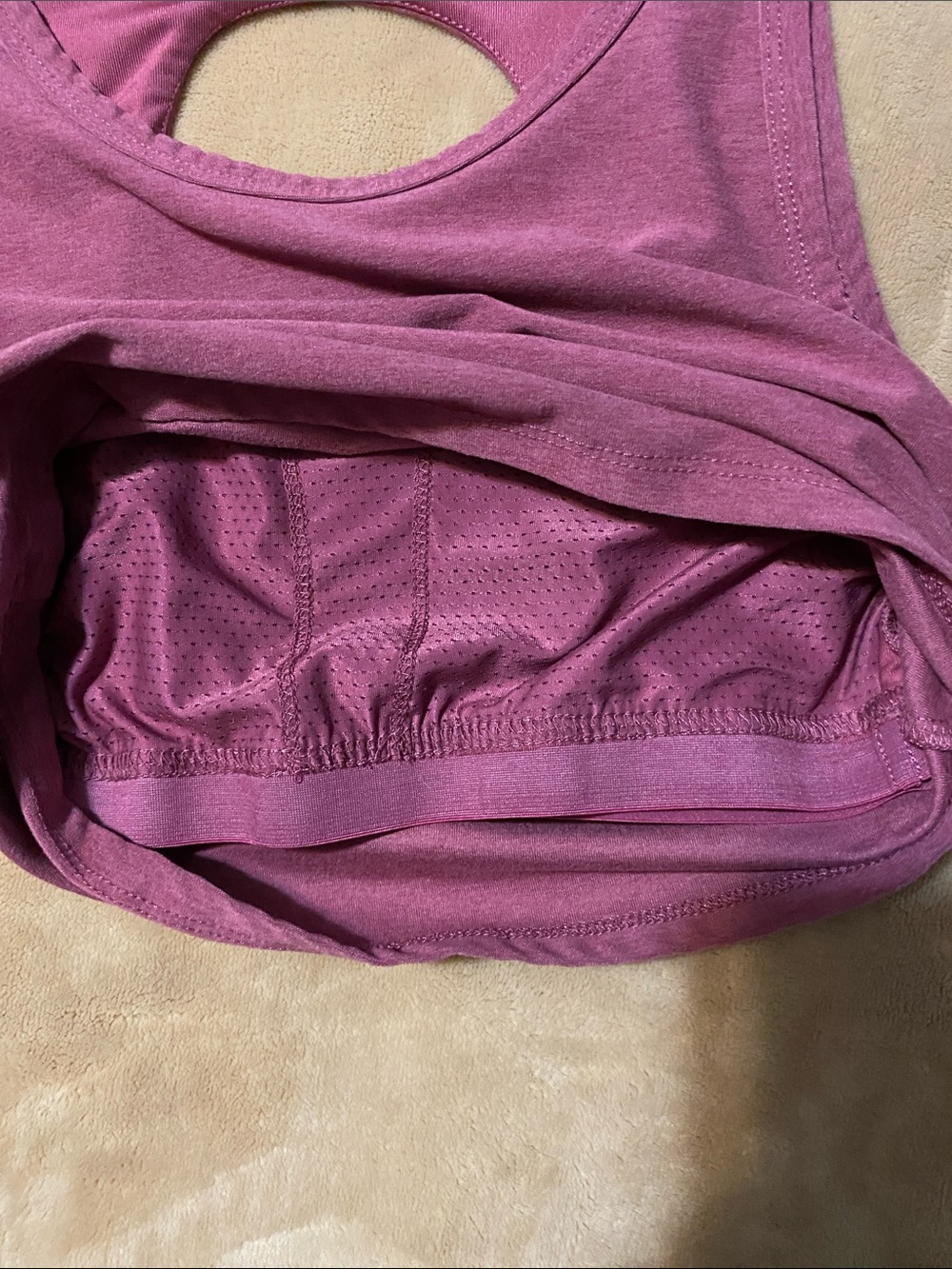Traj3ctory Mauve/Pink Sports Bra Top